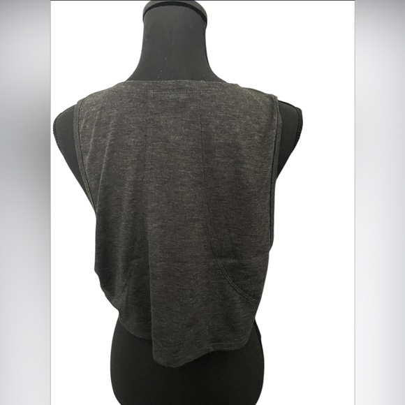 Balance Collection Women's Essential Tank Top Size M Charcoal Gray - Picture 3 of 7